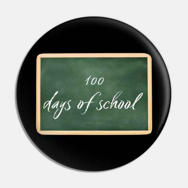 100 Days Of School Pin by Creatifly Graphic Tees