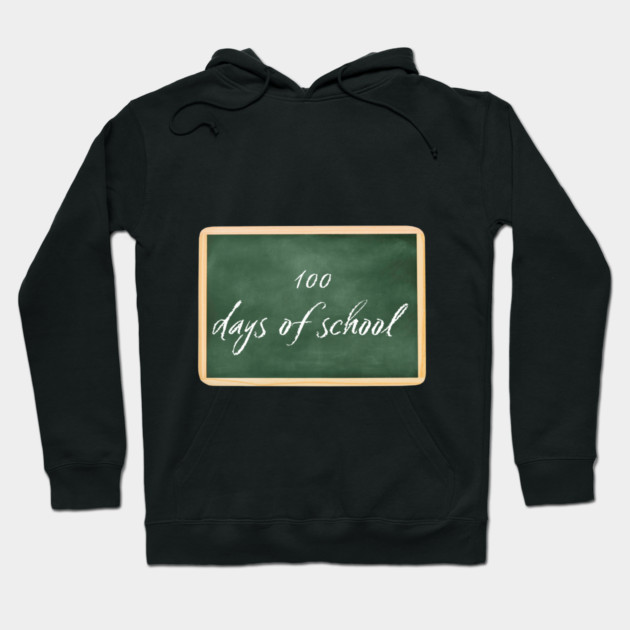 100 Days Of School Hoodie by Creatifly Graphic Tees