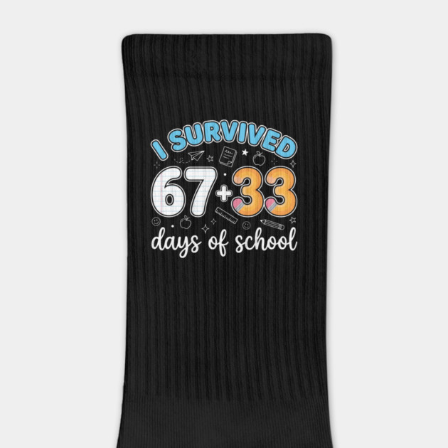 I Survived 100 Days of School by Creatifly Graphic Tees
