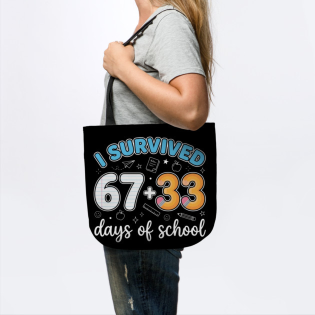 I Survived 100 Days of School by Creatifly Graphic Tees