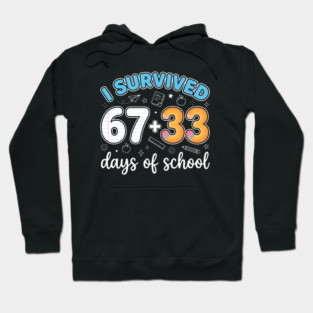 I Survived 100 Days of School Hoodie
