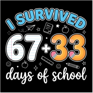 I Survived 100 Days of School Posters and Art