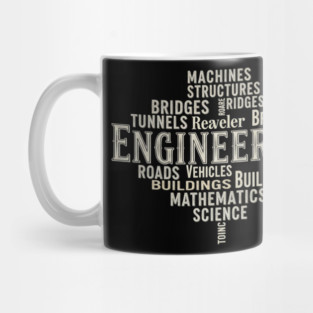 Engineering Word Cloud Mug