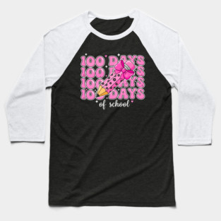 100 Days Of School Baseball T-Shirt