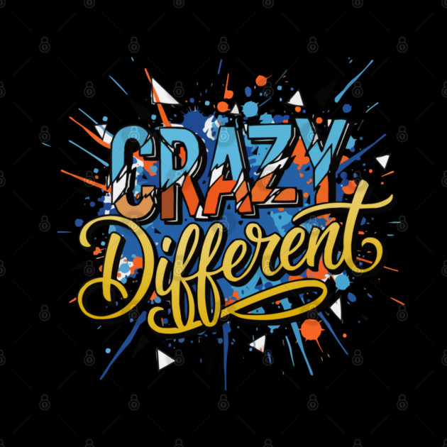 Crazy Different Glitch Typography Inspirational Quote by criarthdesign