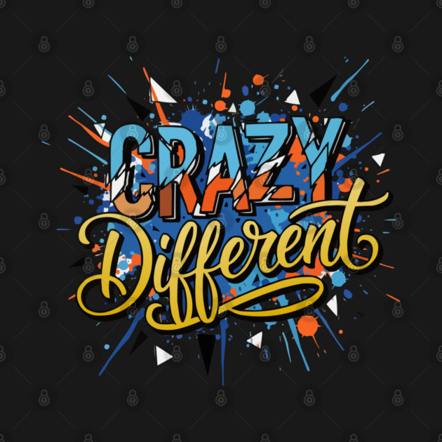 Crazy Different Glitch Typography Inspirational Quote by criarthdesign