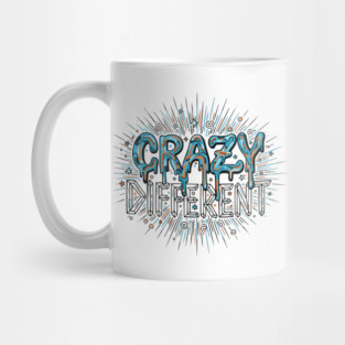 Crazy Different Psychedelic Melting Liquid Typography Mug