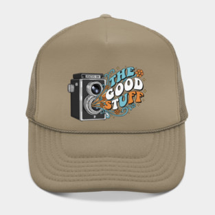 Focus On The Good Stuff - Retro Vintage Camera Photography Hat