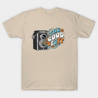Focus On The Good Stuff - Retro Vintage Camera Photography T-Shirt