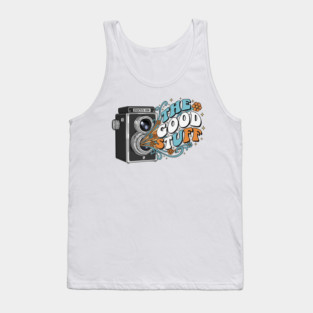 Focus On The Good Stuff - Retro Vintage Camera Photography Tank Top