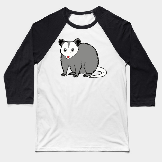 Possum — Subtle Funny Wildlife Baseball T-Shirt by DonWillisJrArt