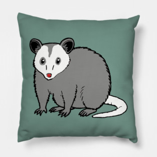 Possum — Subtle Funny Wildlife Pillow