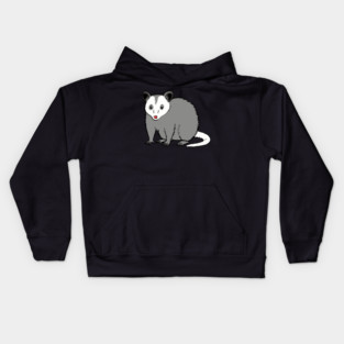 Possum — Subtle Funny Wildlife Kids Hoodie