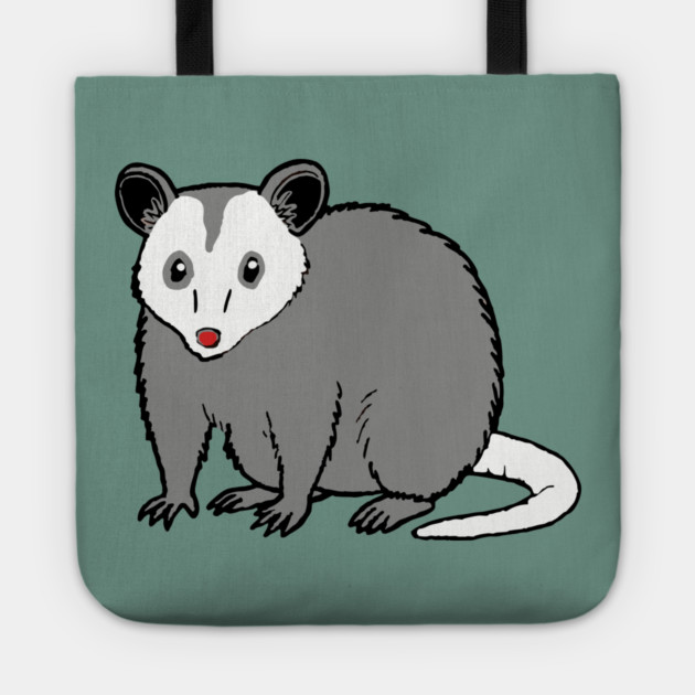 Possum — Subtle Funny Wildlife Tote by DonWillisJrArt