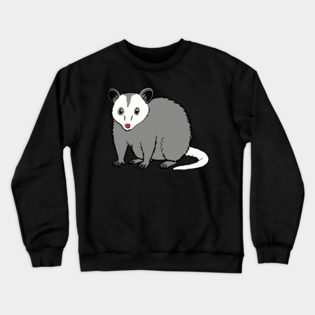 Possum — Subtle Funny Wildlife Crewneck Sweatshirt by DonWillisJrArt