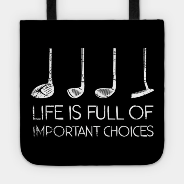 Golfing Sports Funny Golfer Golf Tote by yangho