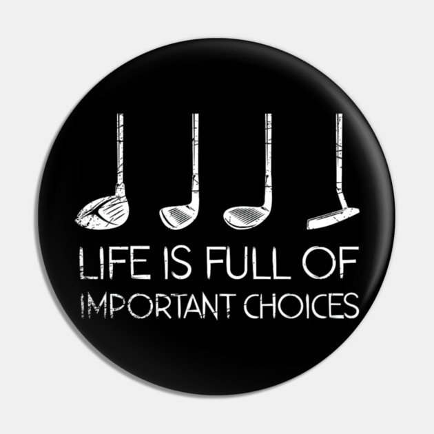 Golfing Sports Funny Golfer Golf Pin by yangho