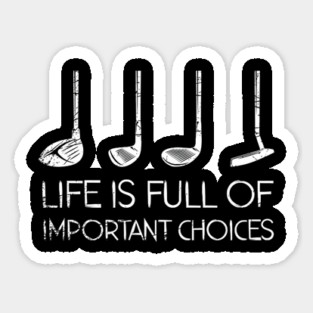 Golfing Sports Funny Golfer Golf Sticker