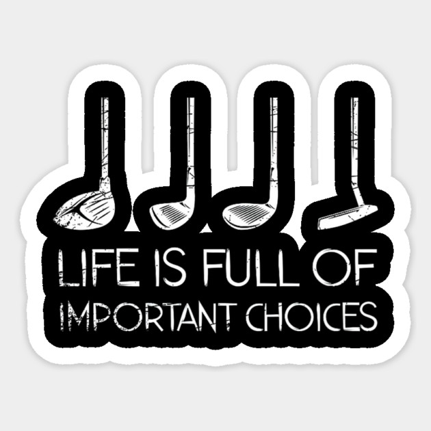 Golfing Sports Funny Golfer Golf Sticker by yangho