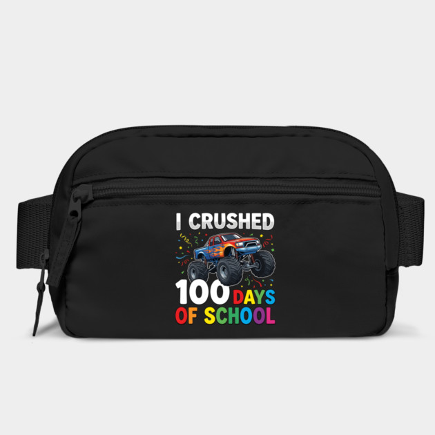 I Crushed 100 Days of School Monster Truck by Creatifly Graphic Tees