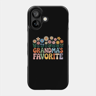 Grandma’s Favorite Wildflower Floral Grandma Phone Case