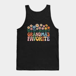 Grandma’s Favorite Wildflower Floral Grandma Tank Top