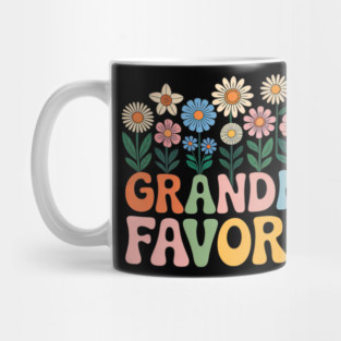 Grandma’s Favorite Wildflower Floral Grandma Mug