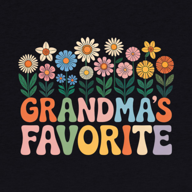 Grandma’s Favorite Wildflower Floral Grandma by yangho