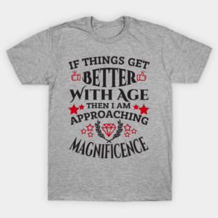 Things Get Better With Age Sassy Grown Up Confidence T-Shirt