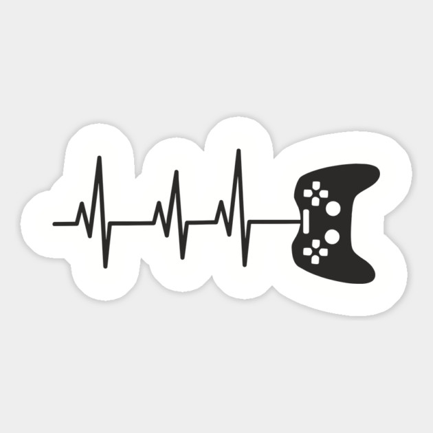 Gamer Heartbeat Gaming Nerd Life Magnet by Anticorporati