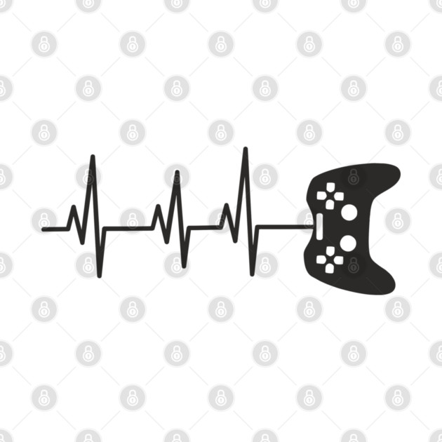 Gamer Heartbeat Gaming Nerd Life by Anticorporati
