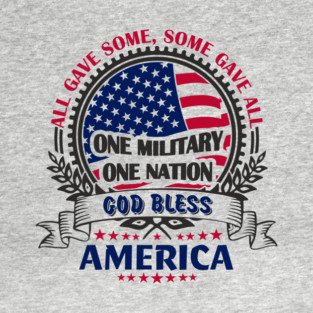 God Bless America Soldier Sacrifice Tribute T-Shirt
