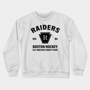 Boston Raiders Hockey-Ilya Rozanov Replica Shirt  Heated Rivalry Inspired Black Crewneck Sweatshirt
