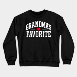Grandmas Favorite Funny Crewneck Sweatshirt