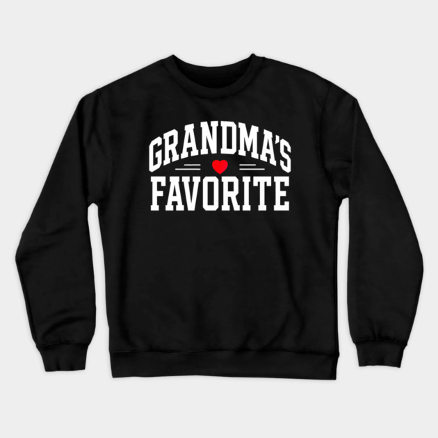 Grandmas Favorite Funny Crewneck Sweatshirt by yangho