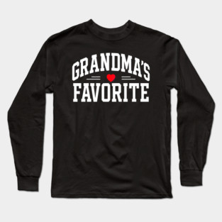Grandmas Favorite Funny Long Sleeve T-Shirt