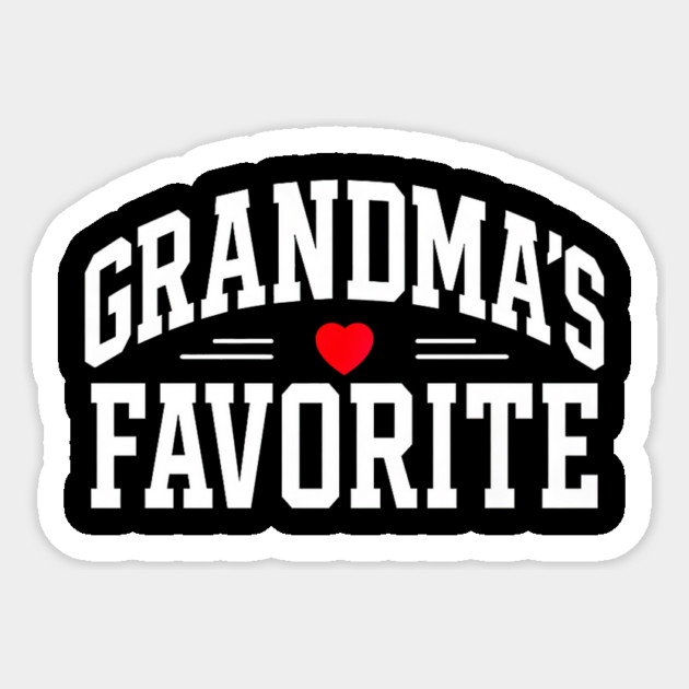 Grandmas Favorite Funny Sticker by yangho