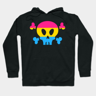 Pansexual LGBT Pride Skull Hoodie