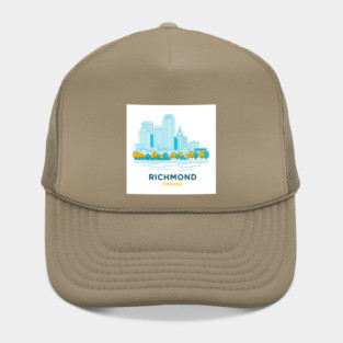 Richmond Virginia Skyline Trees Hat