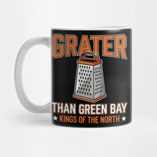 Grater Than Green Bay Greater Cheese Grate - Chicago Bears Mug