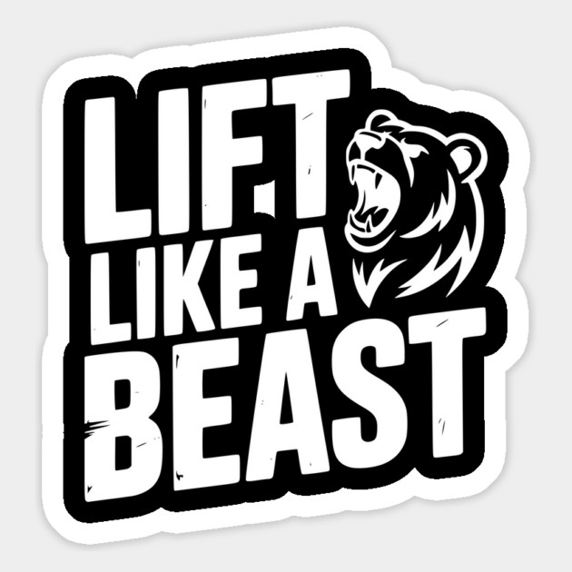 Lift Like a Beast Magnet by Frank Ring