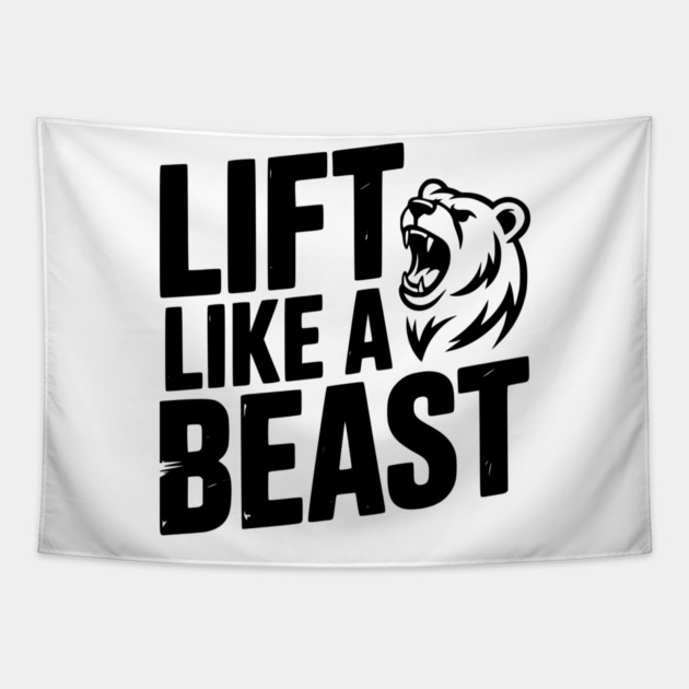 Lift Like a Beast Tapestry by Frank Ring