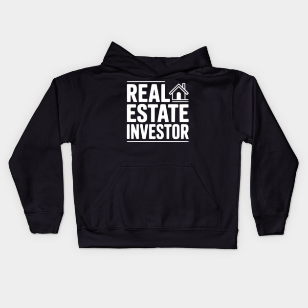 Real Estate Investor Kids Hoodie by Frank Ring