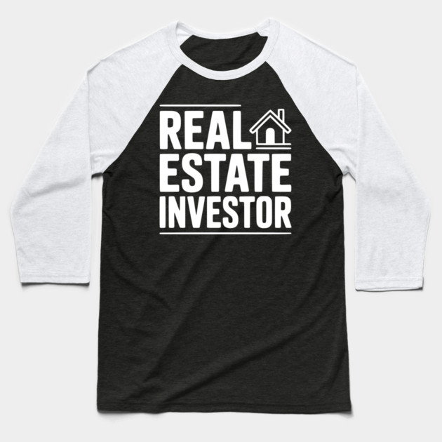 Real Estate Investor Baseball T-Shirt by Frank Ring