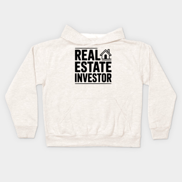 Real Estate Investor Kids Hoodie by Frank Ring