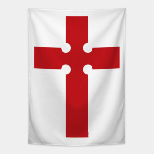 Clad Cross Tapestry