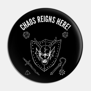 Death's Presence Exists! Dungeon Masters Design Pin