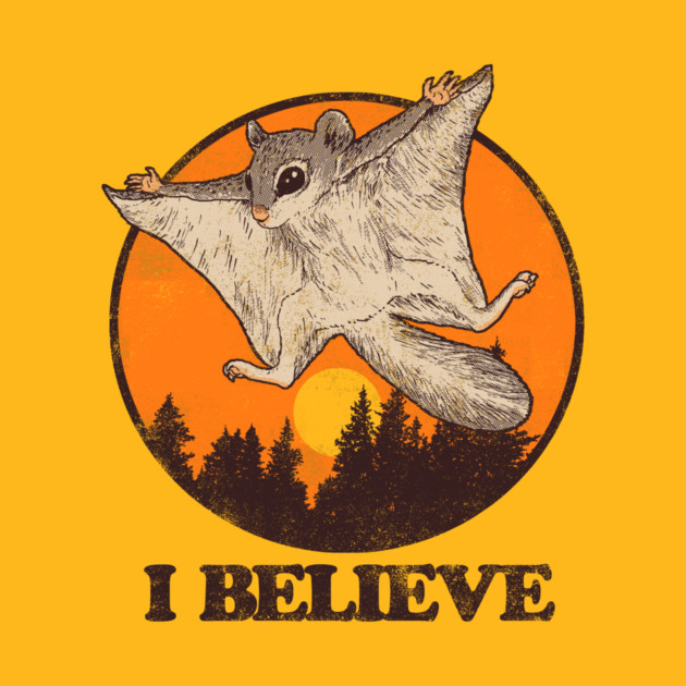 I Believe Flying Squirrel by Hillary White Rabbit