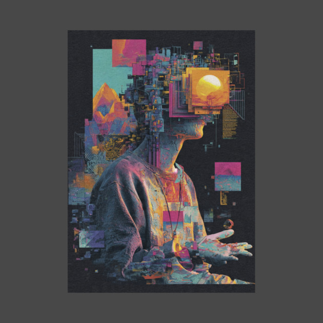 Surreal Geometric Virtual Reality by Lysergick.Art