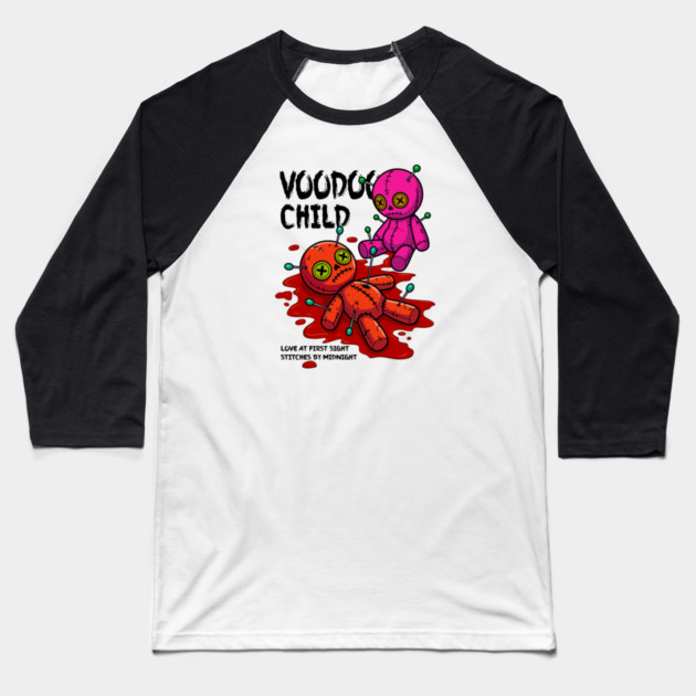 VOODOO CHILD Baseball T-Shirt by artslaves